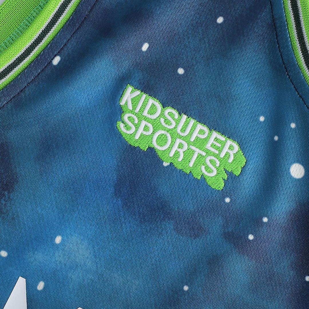 Minnesota Timberwolves NBA & KidSuper Studios by Fanatics Unisex Hometown Jersey - Blue Official NBA Team Apparel Basketball Fan Gear