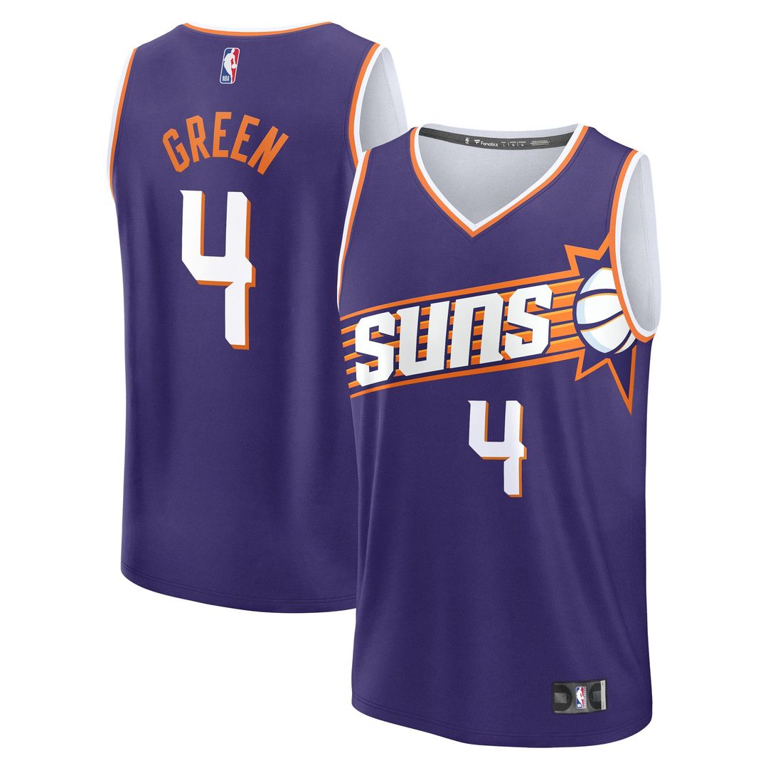 Jalen Green Phoenix Suns Fanatics Fast Break Replica Jersey - Purple - Icon Edition Official NBA Team Apparel Basketball Fan Gear