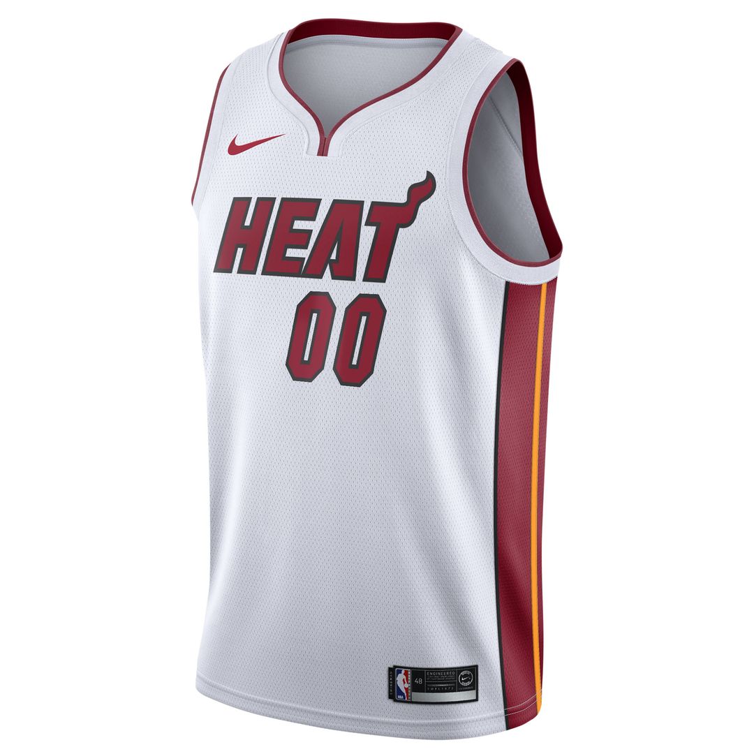 Miami Heat Nike 2020/21 Swingman Custom Jersey - Association Edition - White Official NBA Team Apparel Basketball Fan Gear