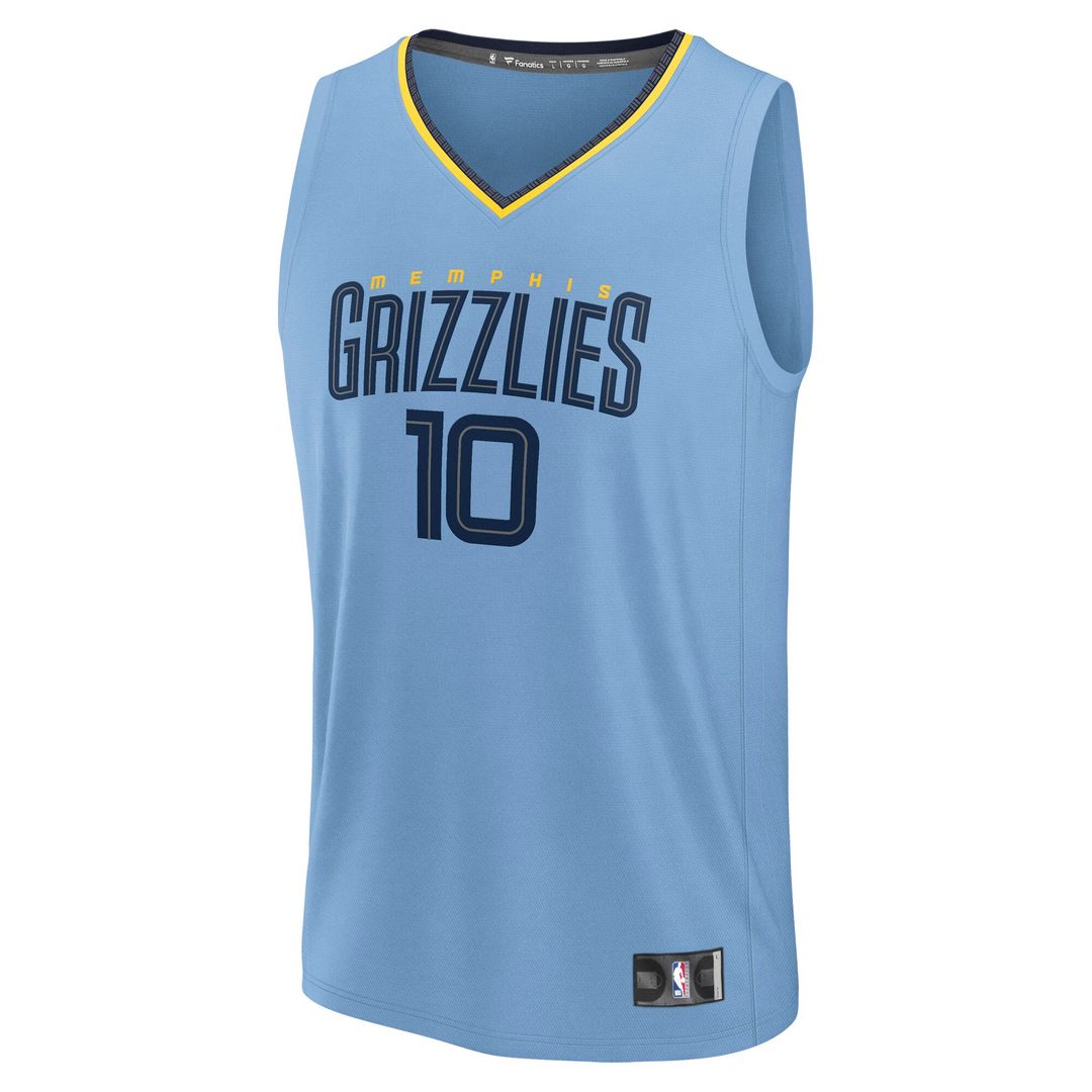 Luke Kennard Memphis Grizzlies Fanatics Fast Break Replica Player Jersey - Statement Edition - Light Blue Official NBA Team Apparel Basketball Fan Gea