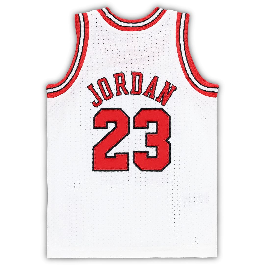 Michael Jordan Chicago Bulls Mitchell & Ness Infant 1997/98 Hardwood Classics Authentic Jersey - White Official NBA Team Apparel Basketball Fan Gear