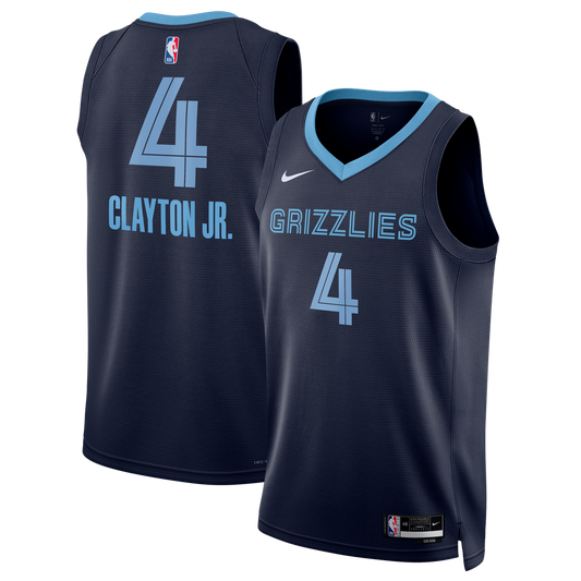 Walter Clayton Jr. Memphis Grizzlies Nike Unisex Swingman Jersey - Icon Edition - Navy Official NBA Team Apparel Basketball Fan Gear
