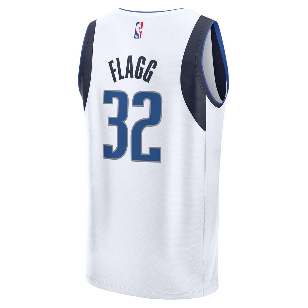 Cooper Flagg Dallas Mavericks Fanatics 2025 NBA Draft First Round Pick Fast Break Replica Jersey - Association Edition - White Official NBA Team Appar