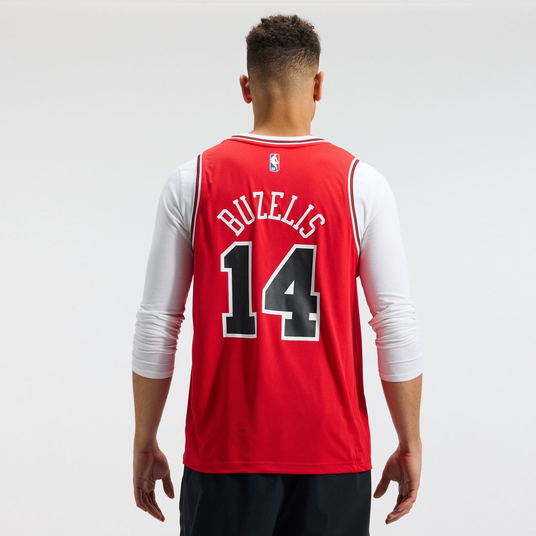 Matas Buzelis Chicago Bulls Fanatics Fast Break Replica Player Jersey - Icon Edition - Red Official NBA Team Apparel Basketball Fan Gear