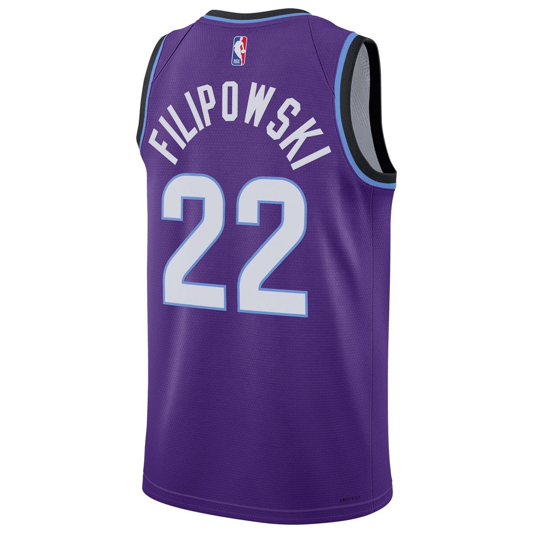 Kyle Filipowski Utah Jazz Nike Unisex Swingman Jersey - Icon Edition - Purple Official NBA Team Apparel Basketball Fan Gear
