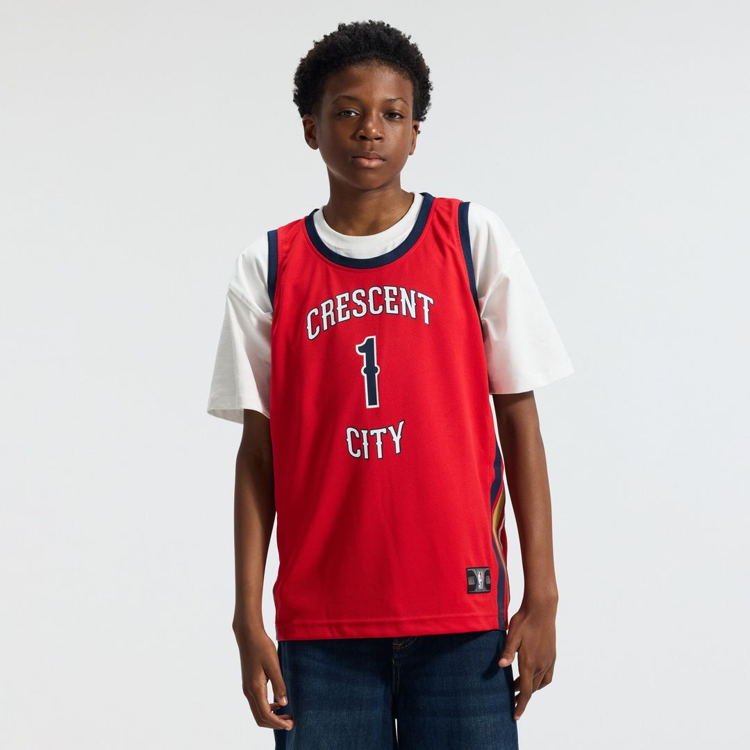 Zion Williamson New Orleans Pelicans Fanatics Youth Fast Break Player Jersey - Statement Edition - Red Official NBA Team Apparel Basketball Fan Gear
