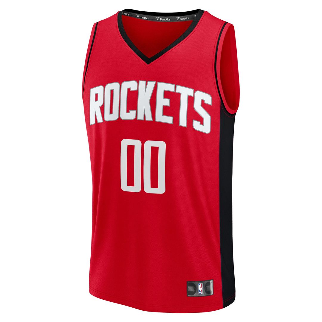 Houston Rockets Fanatics Fast Break Custom Jersey - Icon Edition - Red Official NBA Team Apparel Basketball Fan Gear