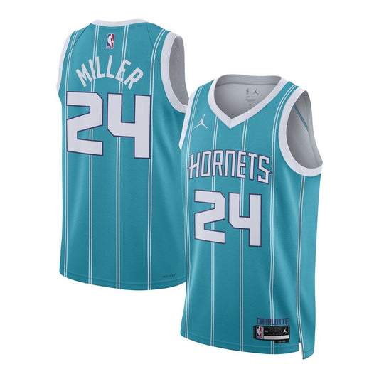 Brandon Miller Charlotte Hornets Nike Unisex NBA Draft Swingman Jersey - Icon Edition - Teal Official NBA Team Apparel Basketball Fan Gear