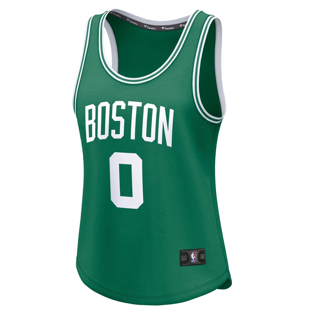 Jayson Tatum Boston Celtics Fanatics Women's Fast Break Player Jersey - Icon Edition - Kelly Green Official NBA Team Apparel Basketball Fan Gear