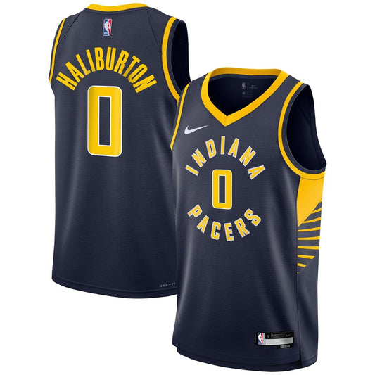 Tyrese Haliburton Indiana Pacers Nike Youth Swingman Jersey - Icon Edition - Navy Official NBA Team Apparel Basketball Fan Gear