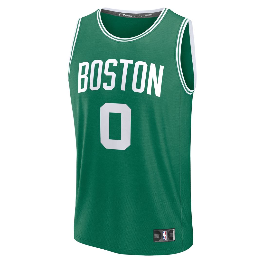 Jayson Tatum Boston Celtics Fanatics Fast Break Replica Player Jersey - Icon Edition - Kelly Green Official NBA Team Apparel Basketball Fan Gear