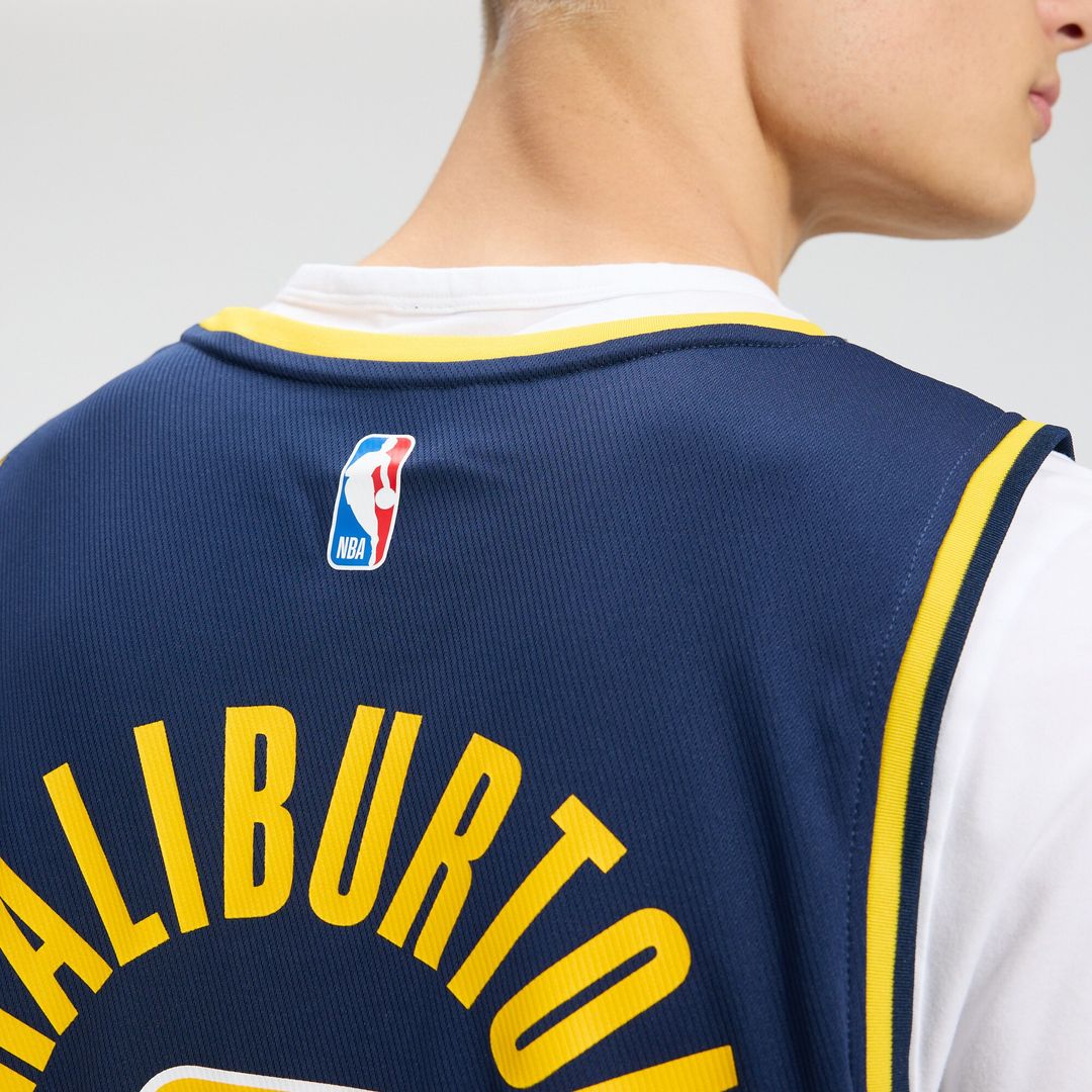 Tyrese Haliburton Indiana Pacers Fanatics Fast Break Replica Jersey - Navy - Icon Edition Official NBA Team Apparel Basketball Fan Gear