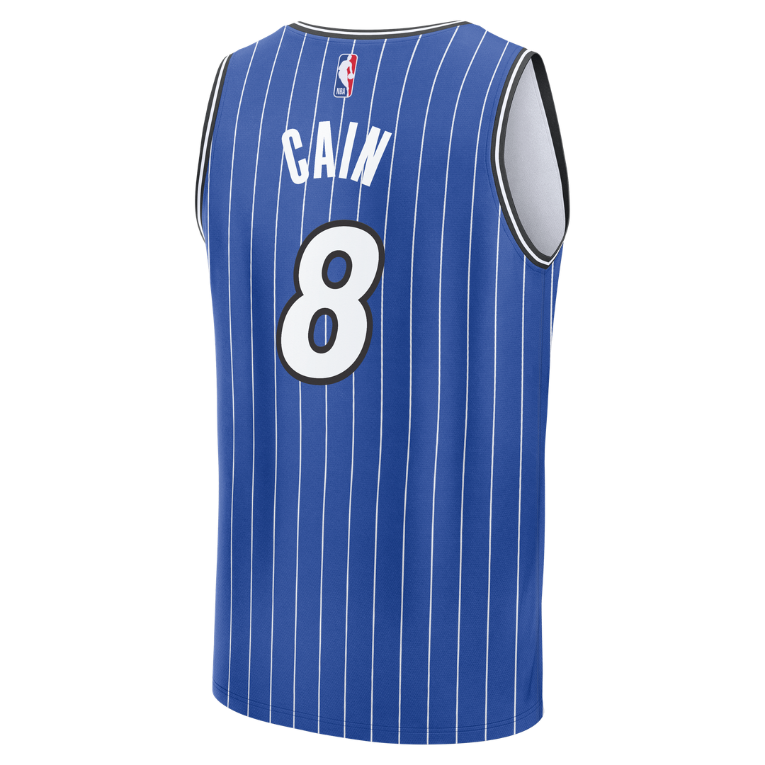 Jamal Cain Orlando Magic Fanatics Fast Break Jersey - Icon Edition - Blue Official NBA Team Apparel Basketball Fan Gear