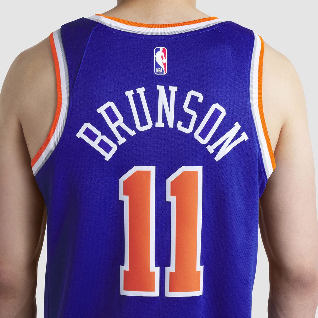 Jalen Brunson New York Knicks Nike Unisex Swingman Jersey - Icon Edition - Blue Official NBA Team Apparel Basketball Fan Gear