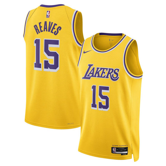 Austin Reaves Los Angeles Lakers Nike Unisex Swingman Jersey - Icon Edition - Gold Official NBA Team Apparel Basketball Fan Gear