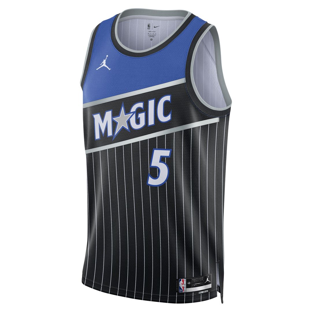 Paolo Banchero Orlando Magic Jordan Brand Unisex Swingman Jersey - Statement Edition - Black Official NBA Team Apparel Basketball Fan Gear