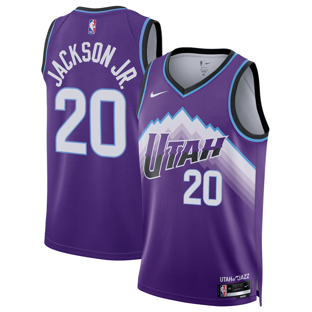 Jaren Jackson Jr. Utah Jazz Nike Unisex Swingman Jersey - Icon Edition - Purple Official NBA Team Apparel Basketball Fan Gear