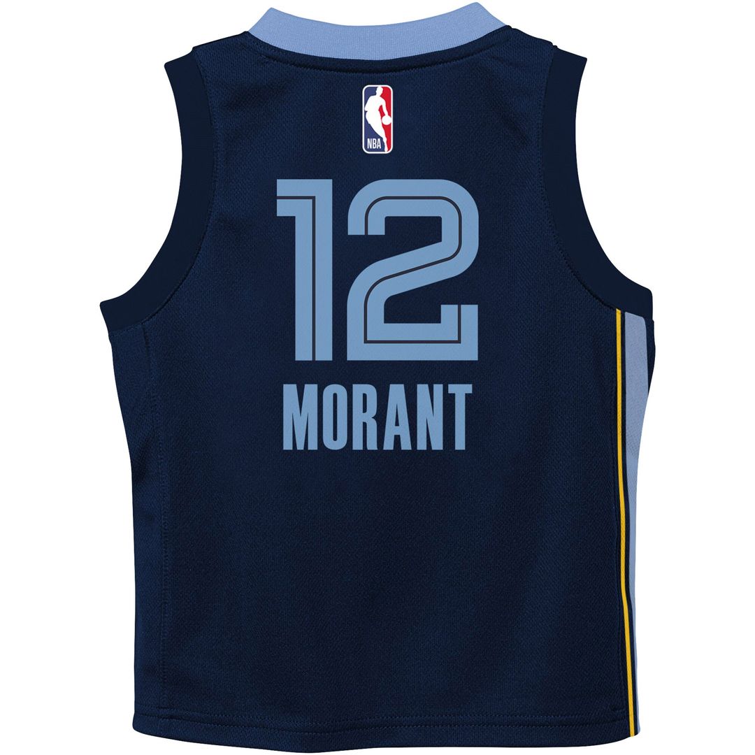 Ja Morant Memphis Grizzlies Nike Toddler Swingman Player Jersey - Icon Edition - Navy Official NBA Team Apparel Basketball Fan Gear