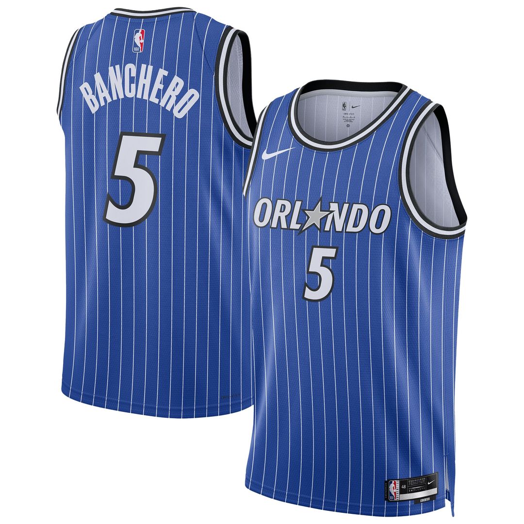 Paolo Banchero Orlando Magic Nike Unisex Swingman Player Jersey - Icon Edition - Blue Official NBA Team Apparel Basketball Fan Gear