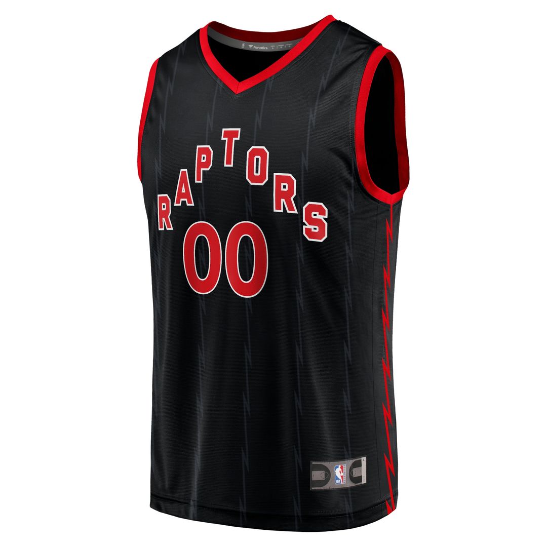 Toronto Raptors Fanatics Fast Break Replica Custom Jersey Black - Statement Edition Official NBA Team Apparel Basketball Fan Gear