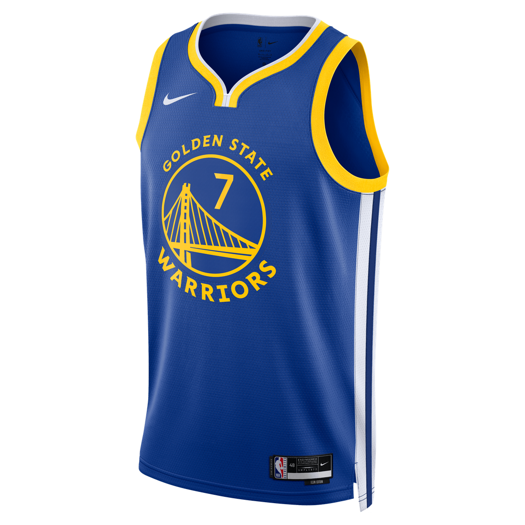 Kristaps Porziņģis Golden State Warriors Nike Unisex Swingman Jersey - Icon Edition - Royal Official NBA Team Apparel Basketball Fan Gear