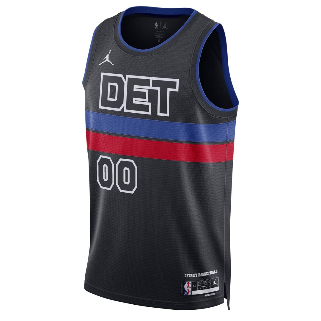 Detroit Pistons Jordan Brand Unisex 2022/23 Swingman Custom Jersey - Statement Edition - Blue Official NBA Team Apparel Basketball Fan Gear