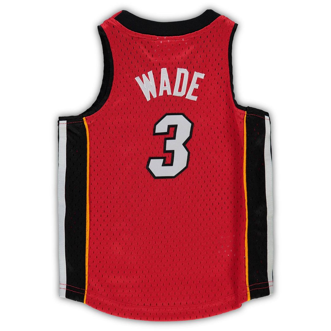 Dwyane Wade Miami Heat Mitchell & Ness Infant 2005/06 Hardwood Classics Player Jersey - Red Official NBA Team Apparel Basketball Fan Gear