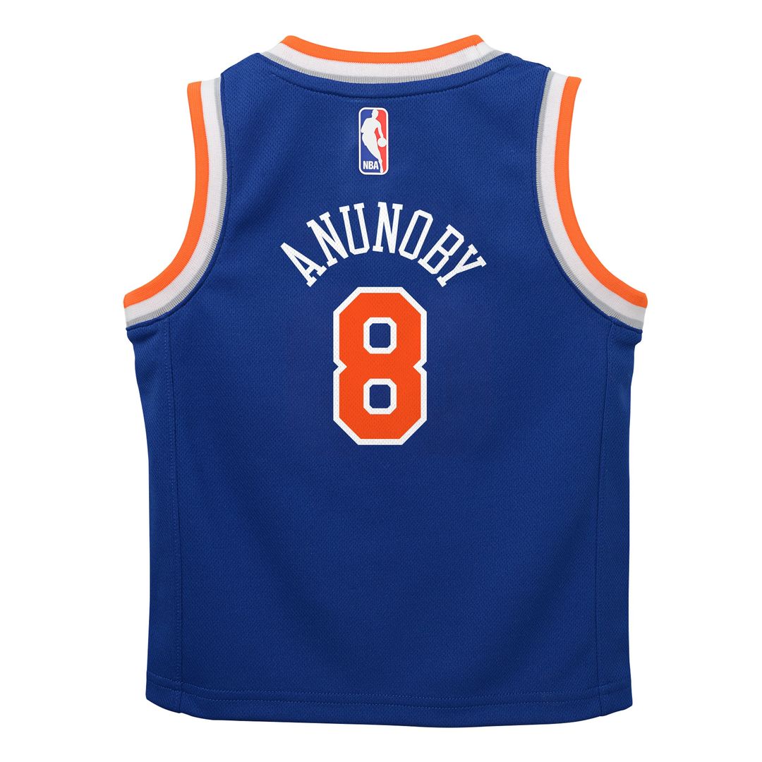 OG Anunoby New York Knicks Nike Toddler Swingman Swingman Jersey - Icon Edition - Blue Official NBA Team Apparel Basketball Fan Gear