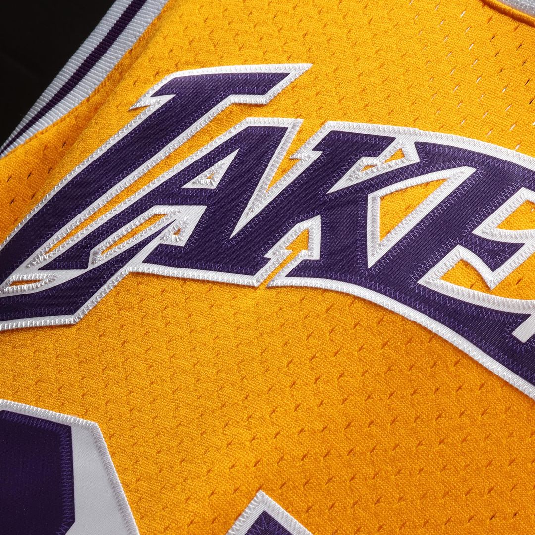Magic Johnson Los Angeles Lakers Mitchell & Ness 1984/85 Hardwood Classics Swingman Jersey - Gold Official NBA Team Apparel Basketball Fan Gear