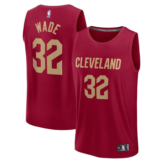 Dean Wade Cleveland Cavaliers Fanatics Youth Fast Break Player Jersey - Icon Edition - Wine Official NBA Team Apparel Basketball Fan Gear