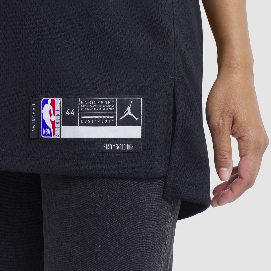 Jaylen Brown Boston Celtics Jordan Brand Unisex Swingman Jersey - Statement Edition - Black Official NBA Team Apparel Basketball Fan Gear