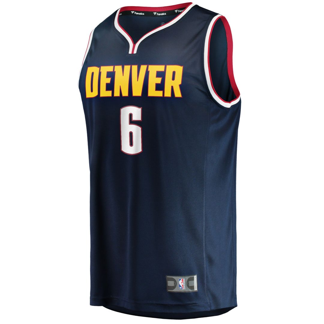 DeAndre Jordan Denver Nuggets Fanatics Youth Fast Break Player Jersey - Icon Edition - Navy Official NBA Team Apparel Basketball Fan Gear