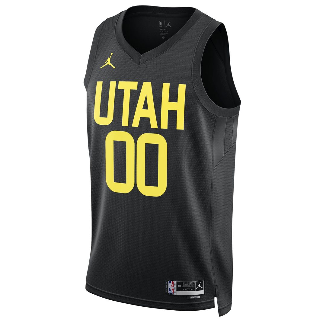 Utah Jazz Jordan Brand Unisex 2022/23 Swingman Custom Jersey - Statement Edition - Black Official NBA Team Apparel Basketball Fan Gear