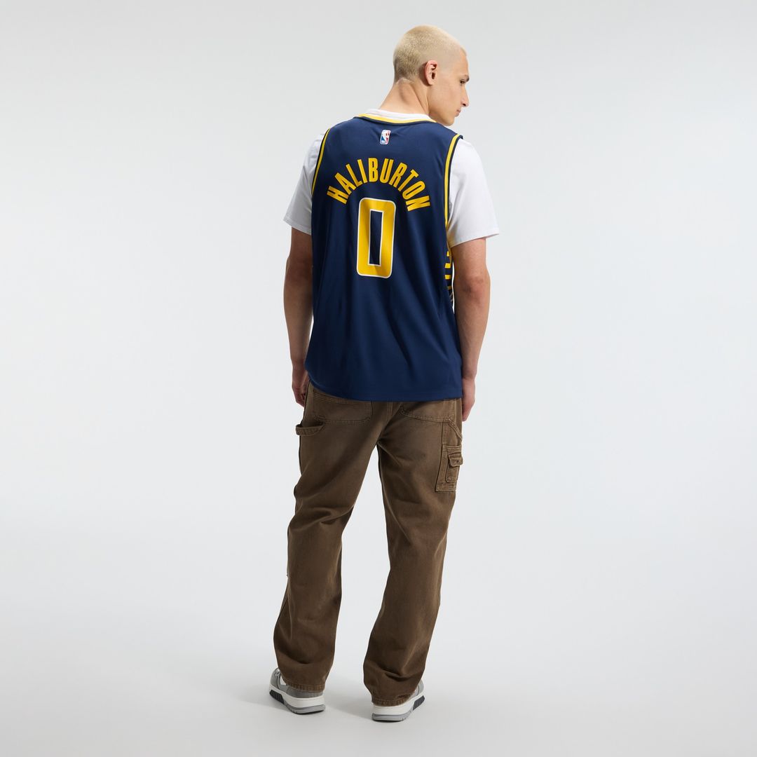 Tyrese Haliburton Indiana Pacers Fanatics Fast Break Replica Jersey - Navy - Icon Edition Official NBA Team Apparel Basketball Fan Gear