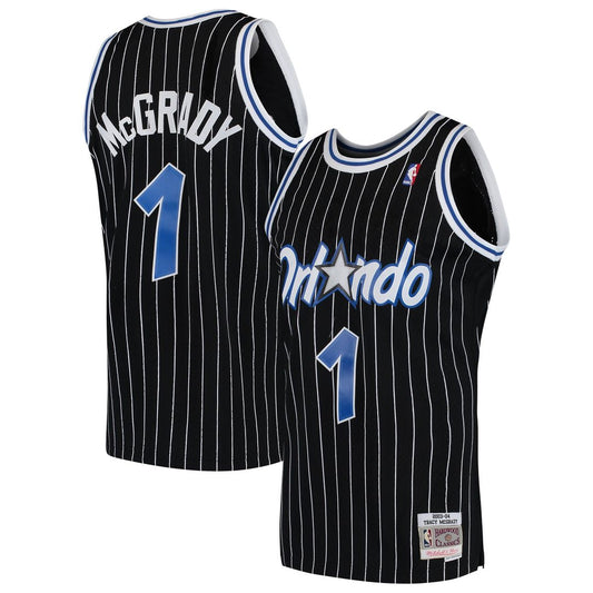 Tracy McGrady Orlando Magic Mitchell & Ness Hardwood Classics Swingman Jersey - Black Official NBA Team Apparel Basketball Fan Gear