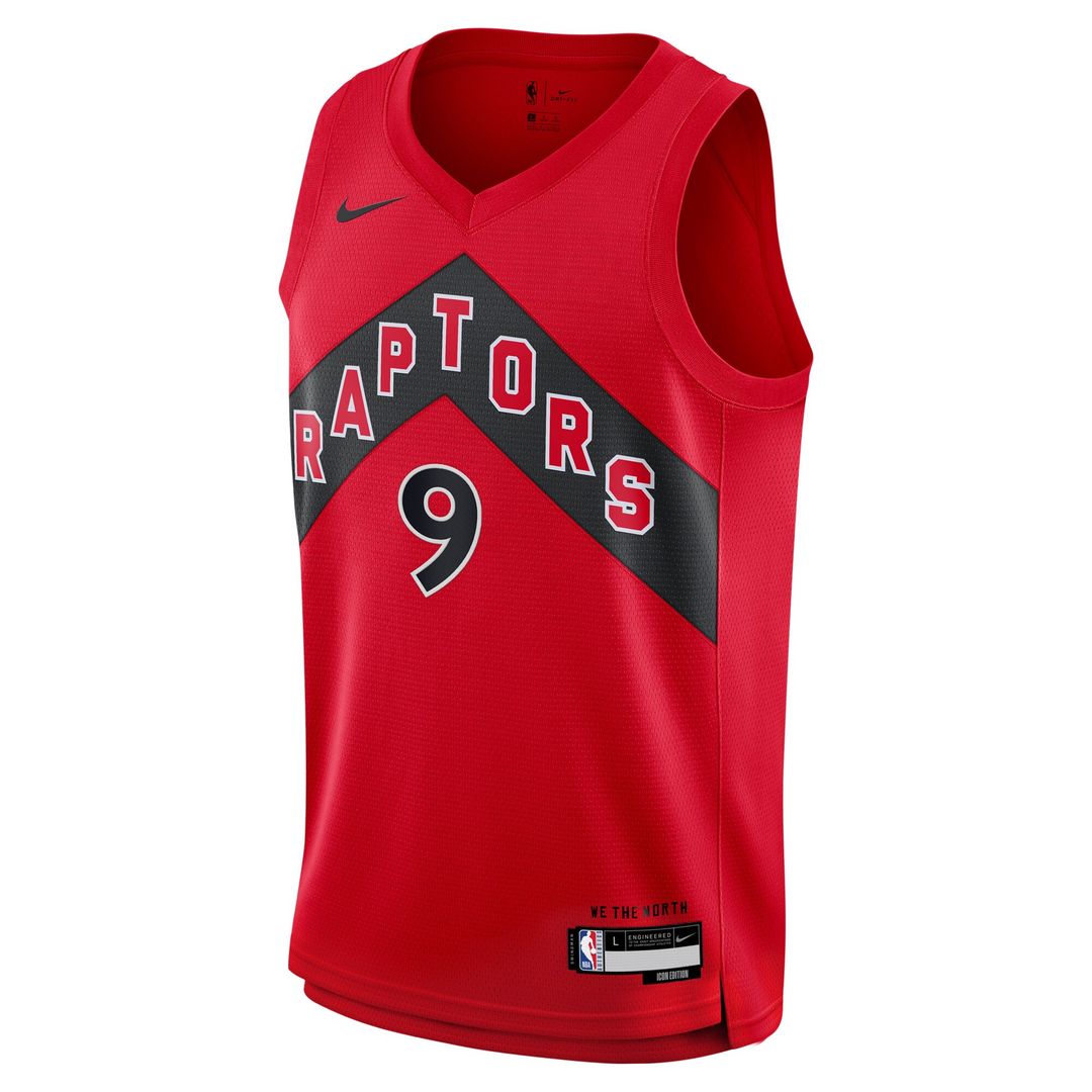RJ Barrett Toronto Raptors Nike Youth Swingman Jersey - Icon Edition - Red Official NBA Team Apparel Basketball Fan Gear
