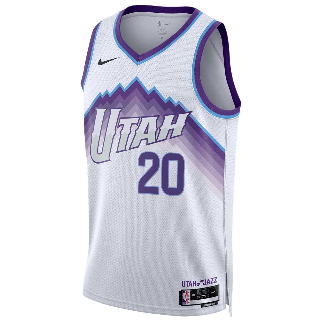 Jaren Jackson Jr. Utah Jazz Nike Unisex Swingman Jersey - Association Edition - White Official NBA Team Apparel Basketball Fan Gear
