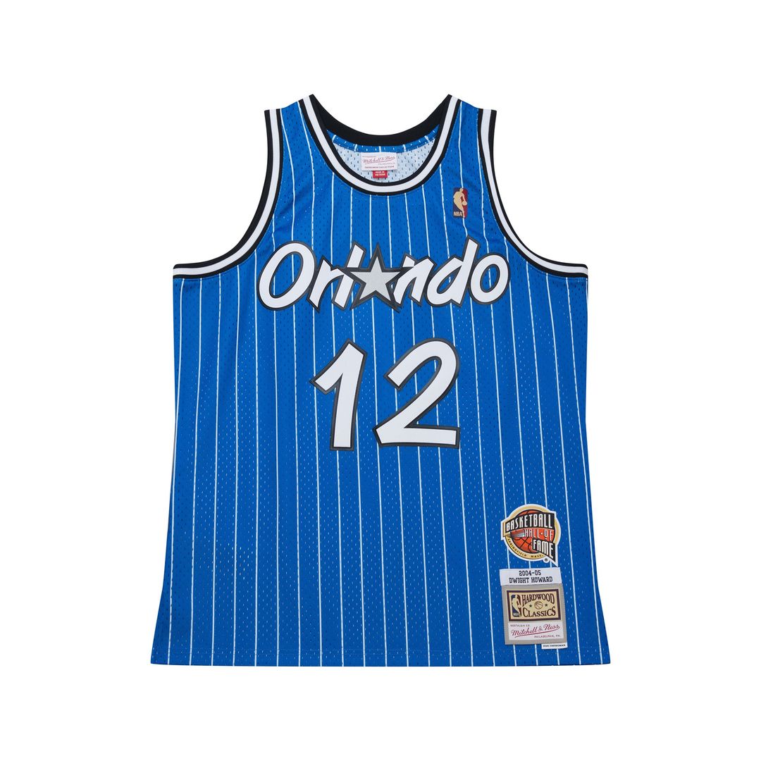 Dwight Howard Orlando Magic 2004/05 Hardwood Classics Hall of Fame Swingman Jersey - Blue Official NBA Team Apparel Basketball Fan Gear