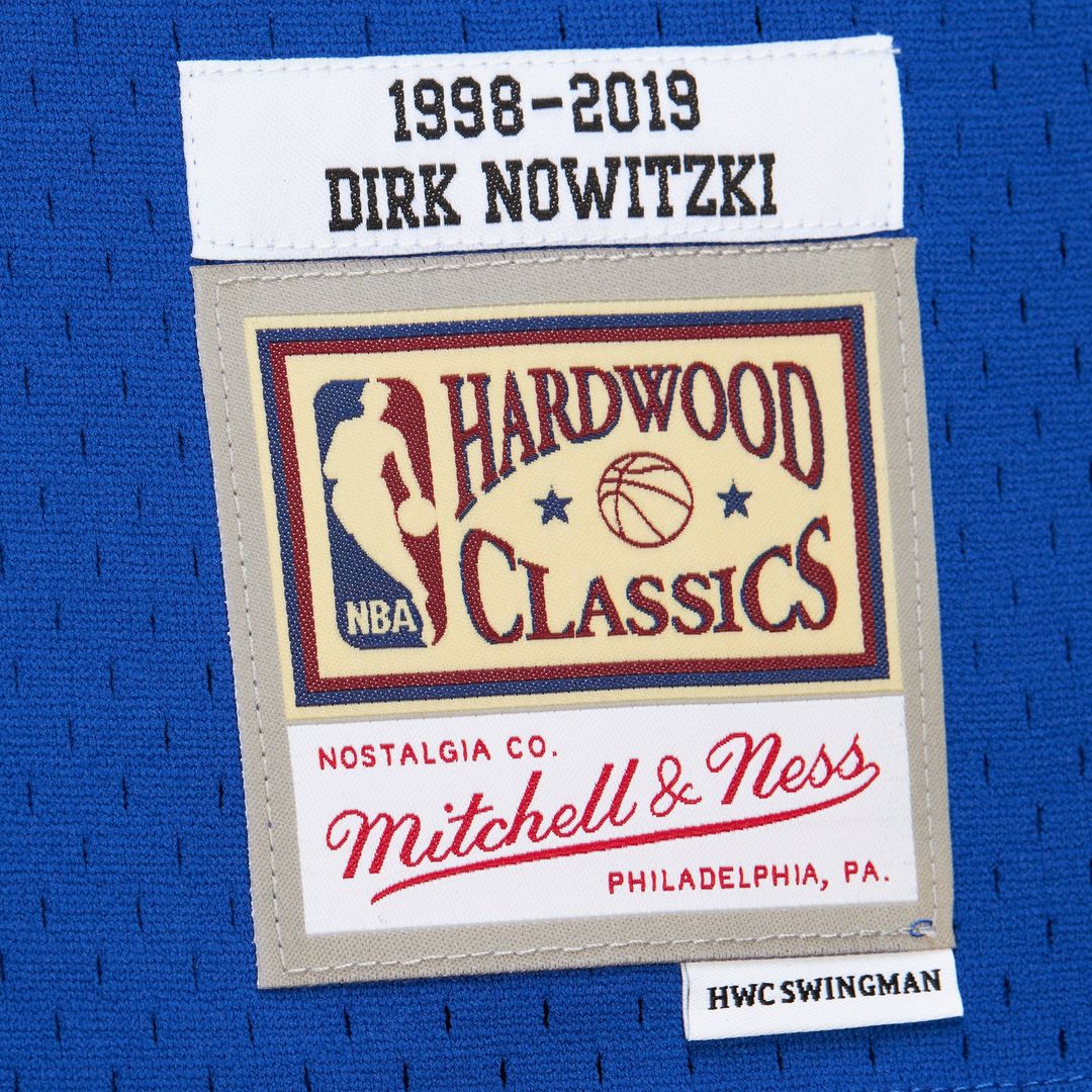 Dirk Nowitzki Dallas Mavericks 1998 Swingman Jersey - Royal Official NBA Team Apparel Basketball Fan Gear