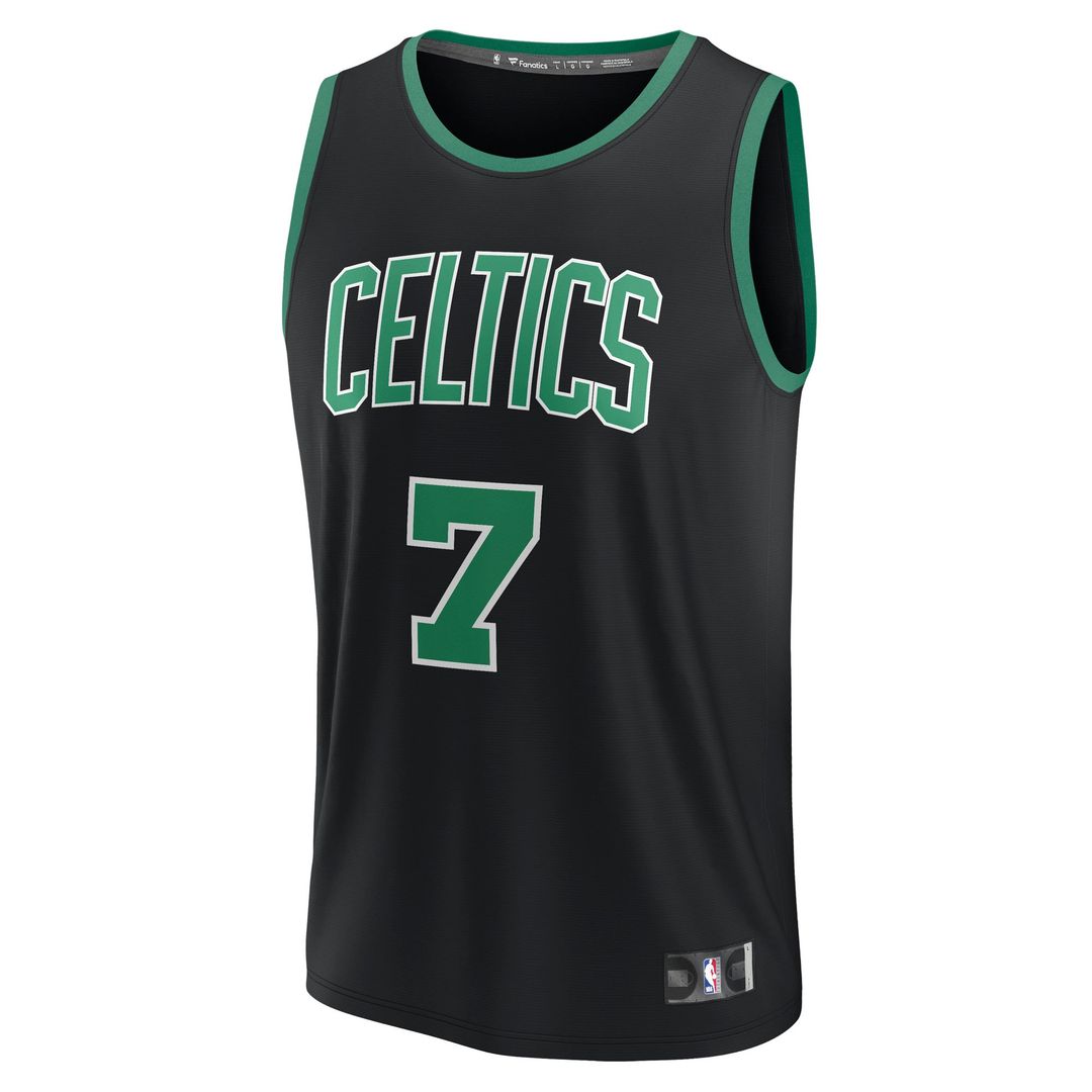 Jaylen Brown Boston Celtics Fanatics Youth Fast Break Replica Player Jersey - Statement Edition - Black Official NBA Team Apparel Basketball Fan Gear