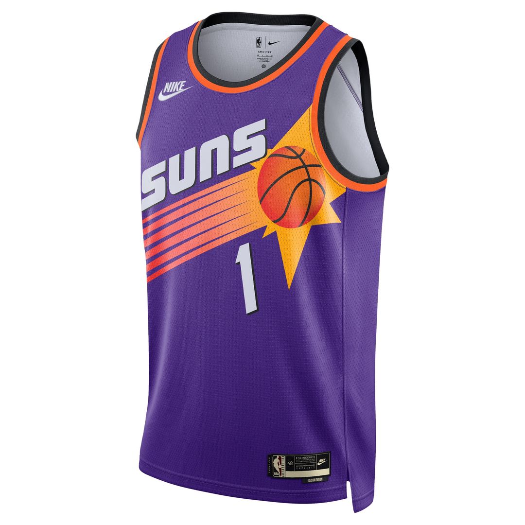 Devin Booker Phoenix Suns Nike Swingman Jersey - Classic Edition - Purple Official NBA Team Apparel Basketball Fan Gear