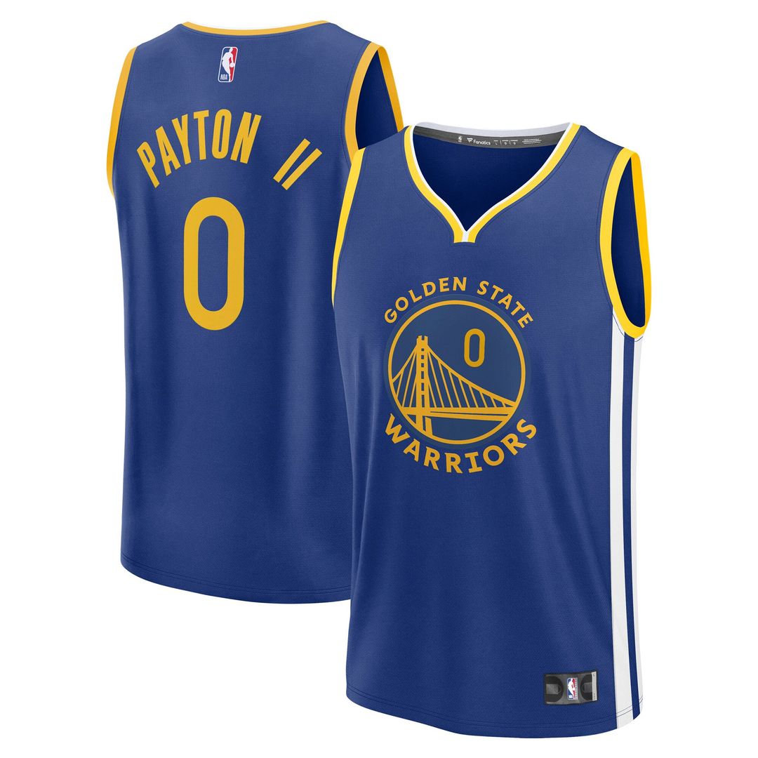 Gary Payton II Golden State Warriors Fanatics Fast Break Replica Player Jersey - Icon Edition - Royal Official NBA Team Apparel Basketball Fan Gear