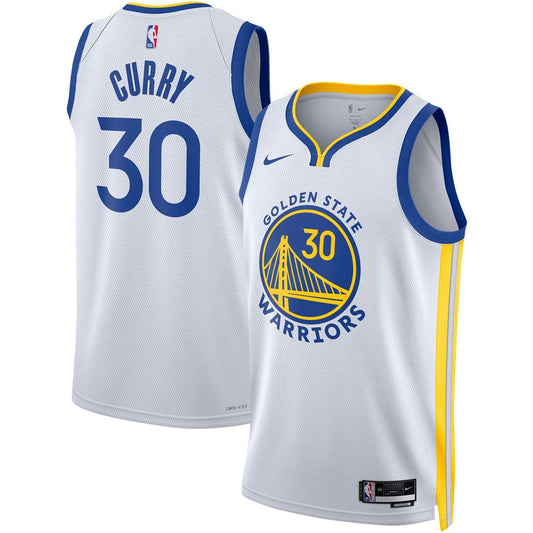 Stephen Curry Golden State Warriors Nike Unisex Swingman Jersey - Association Edition - White Official NBA Team Apparel Basketball Fan Gear