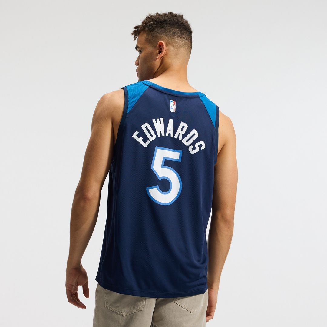 Anthony Edwards Minnesota Timberwolves Fanatics Fast Break Replica Player Jersey - Icon Edition - Navy Official NBA Team Apparel Basketball Fan Gear