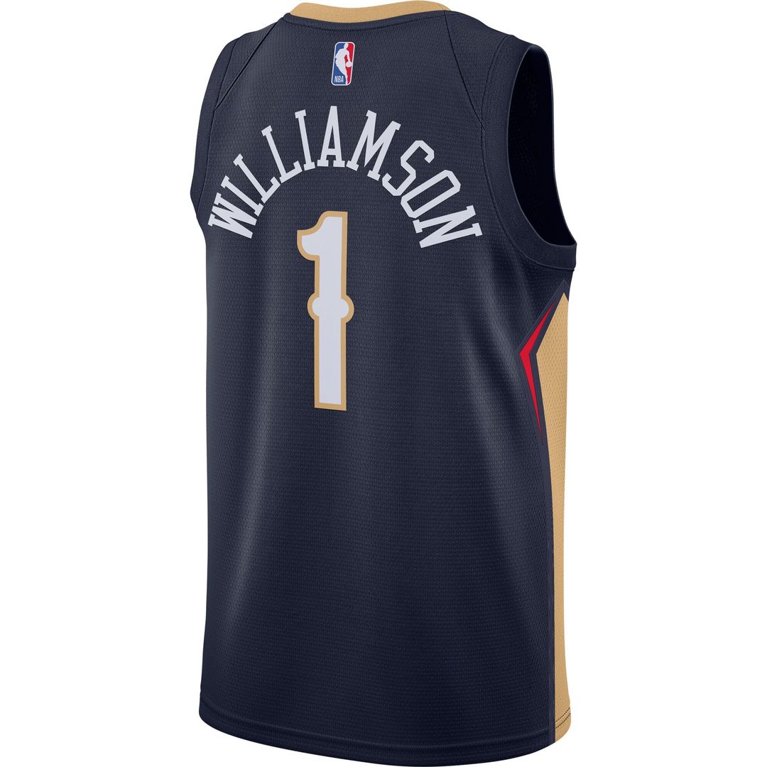 Zion Williamson New Orleans Pelicans Nike Swingman Jersey - Navy - Icon Edition Official NBA Team Apparel Basketball Fan Gear