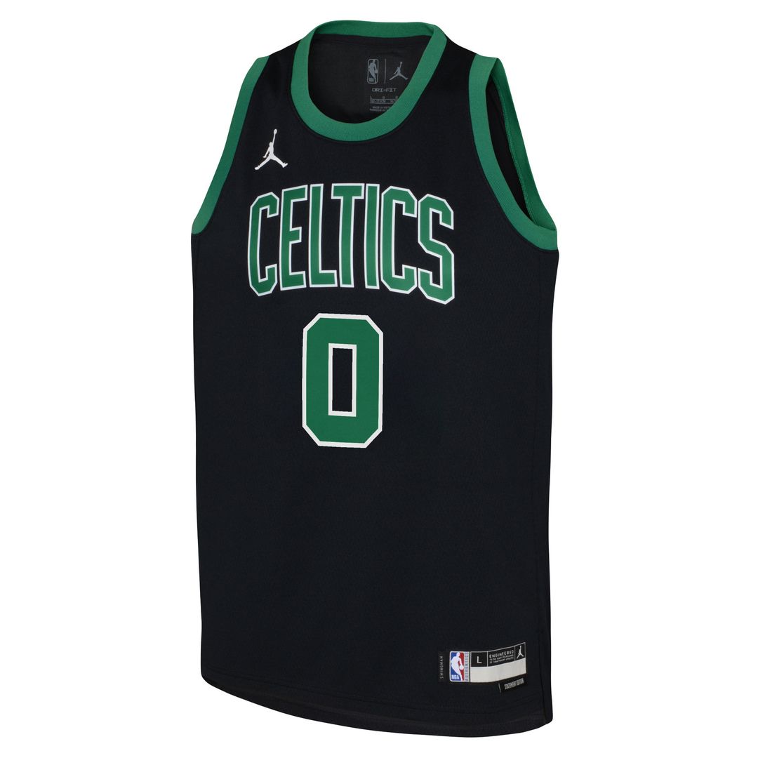 Jayson Tatum Boston Celtics Jordan Brand Youth Swingman Jersey - Statement Edition - Black Official NBA Team Apparel Basketball Fan Gear