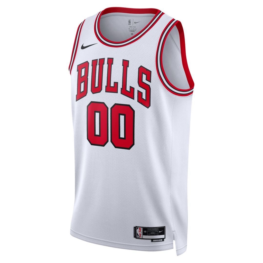 Chicago Bulls Nike Unisex Swingman Custom Jersey White - Association Edition Official NBA Team Apparel Basketball Fan Gear