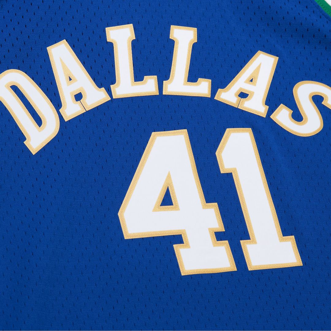 Dirk Nowitzki Dallas Mavericks 1998 Swingman Jersey - Royal Official NBA Team Apparel Basketball Fan Gear