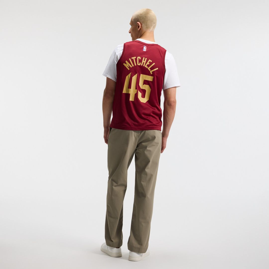 Donovan Mitchell Cleveland Cavaliers Fanatics Fast Break Replica Jersey - Icon Edition - Wine Official NBA Team Apparel Basketball Fan Gear