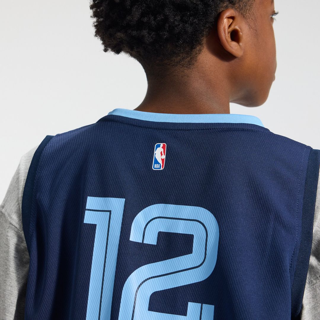Ja Morant Memphis Grizzlies Fanatics Youth Fast Break Replica Player Jersey - Icon Edition - Navy Official NBA Team Apparel Basketball Fan Gear